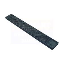 Black Rubber Glass Mat
