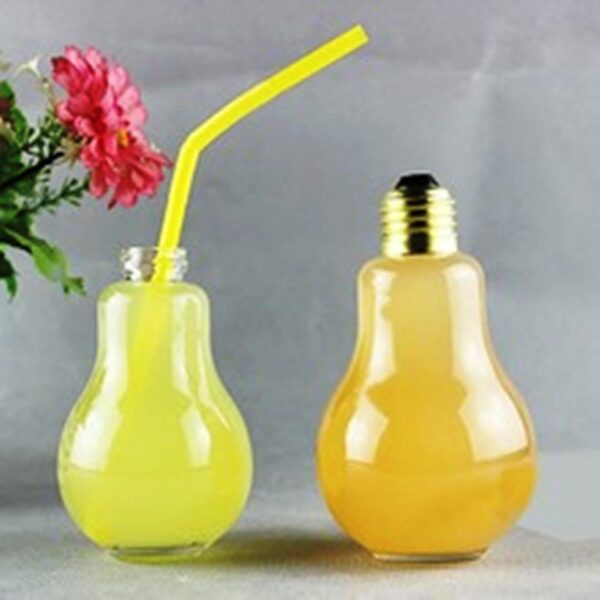 Lamp Bulb Glass Beverager Bottles